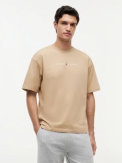 TH Original Logo Lounge T-Shirt — Beige 1