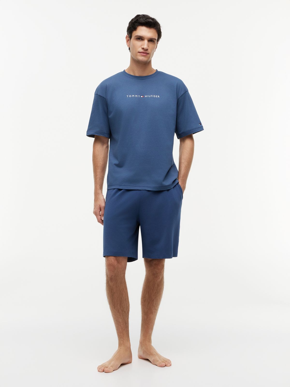 TH Original Logo Lounge T-Shirt — Blue