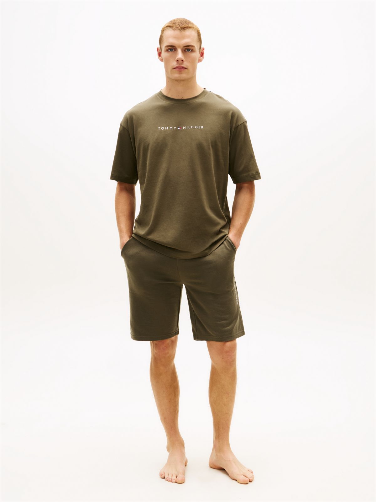 TH Original Logo Lounge T-Shirt — Khaki