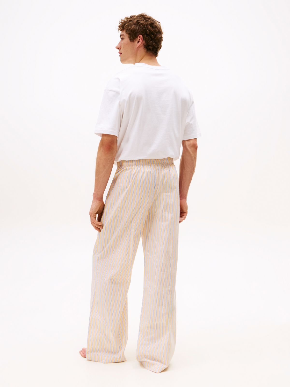 TH Original Poplin Relaxed Pyjama Bottoms — Beige