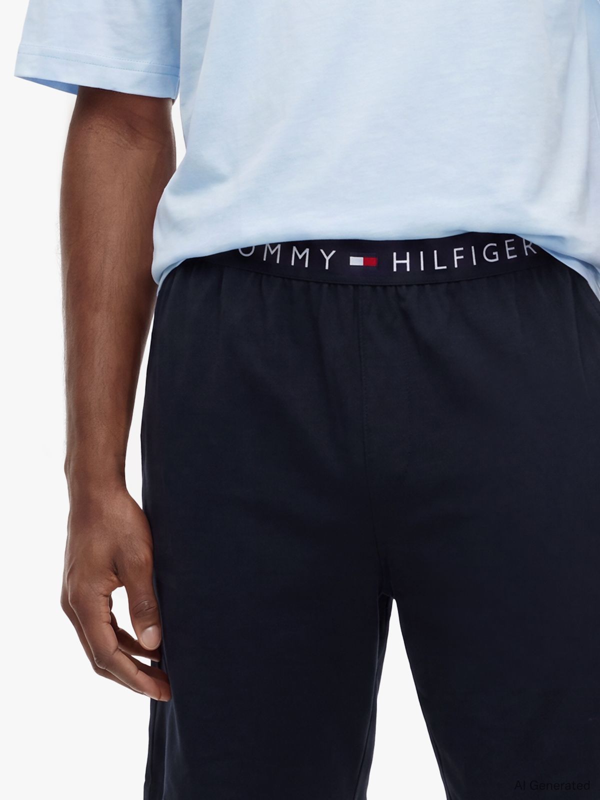 TH Original T-Shirt And Shorts Pyjama Set — Purple