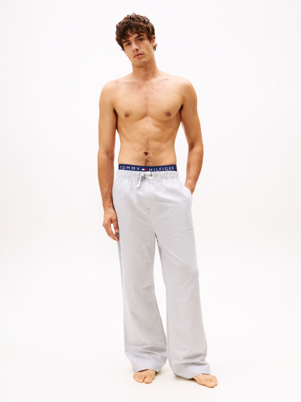 TH Original Oxford Relaxed Pyjama Bottoms — Grey