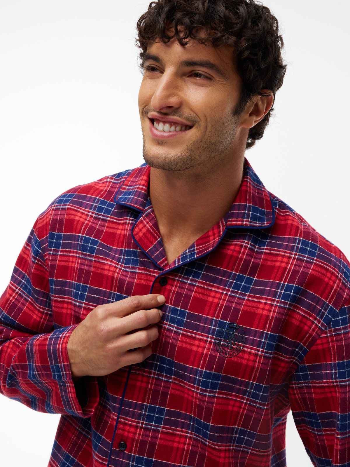 TH Original Relaxed Flannel Pyjamas Gift Box — Red
