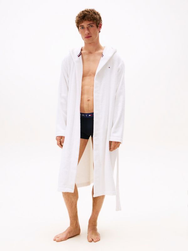 TH Original Towelling Hooded Robe — White