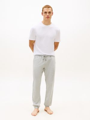 joggers original con fascia elastica grey da uomini tommy hilfiger