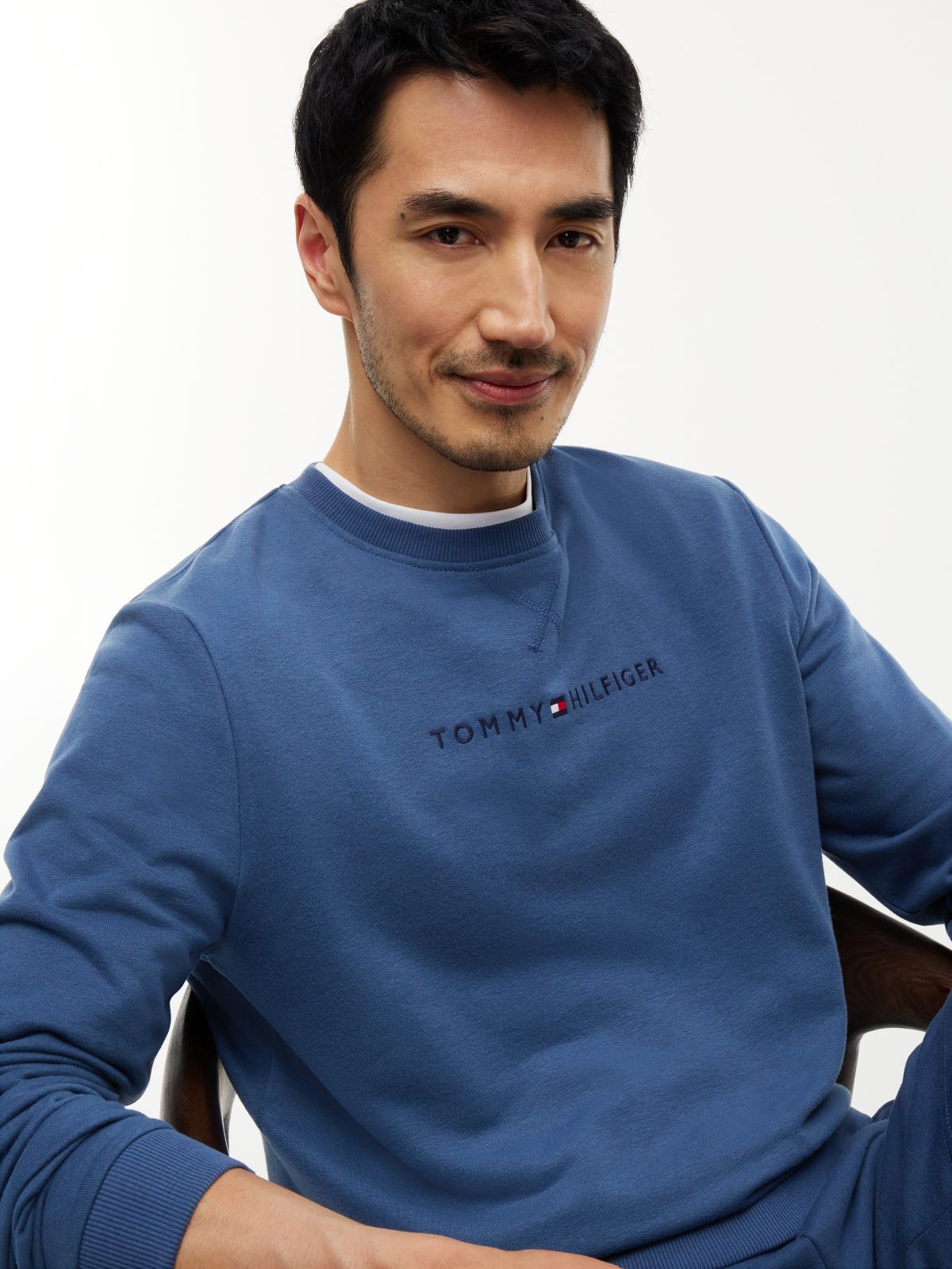 TH Original French Terry Lounge Sweatshirt — Blue