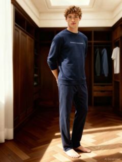 TH Original French Terry Lounge Sweatshirt — Blue 5