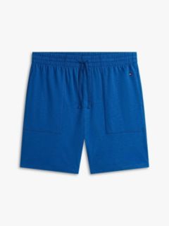 Essential Textured Jersey Pyjama Shorts — Blue 5