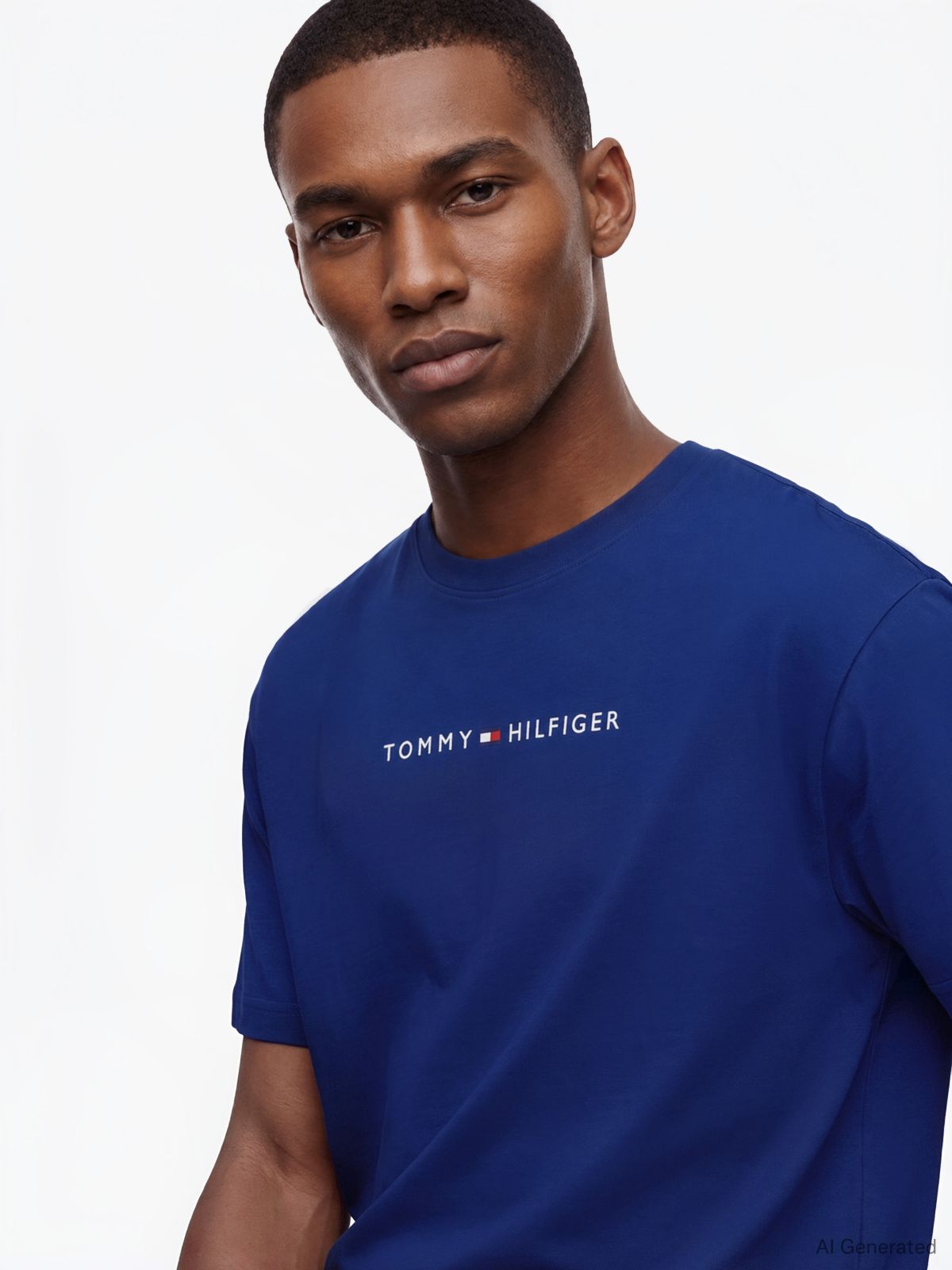 TH Original Logo Relaxed Lounge T-Shirt — Blue