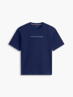 TH Original Logo Relaxed Lounge T-Shirt — Blue 4