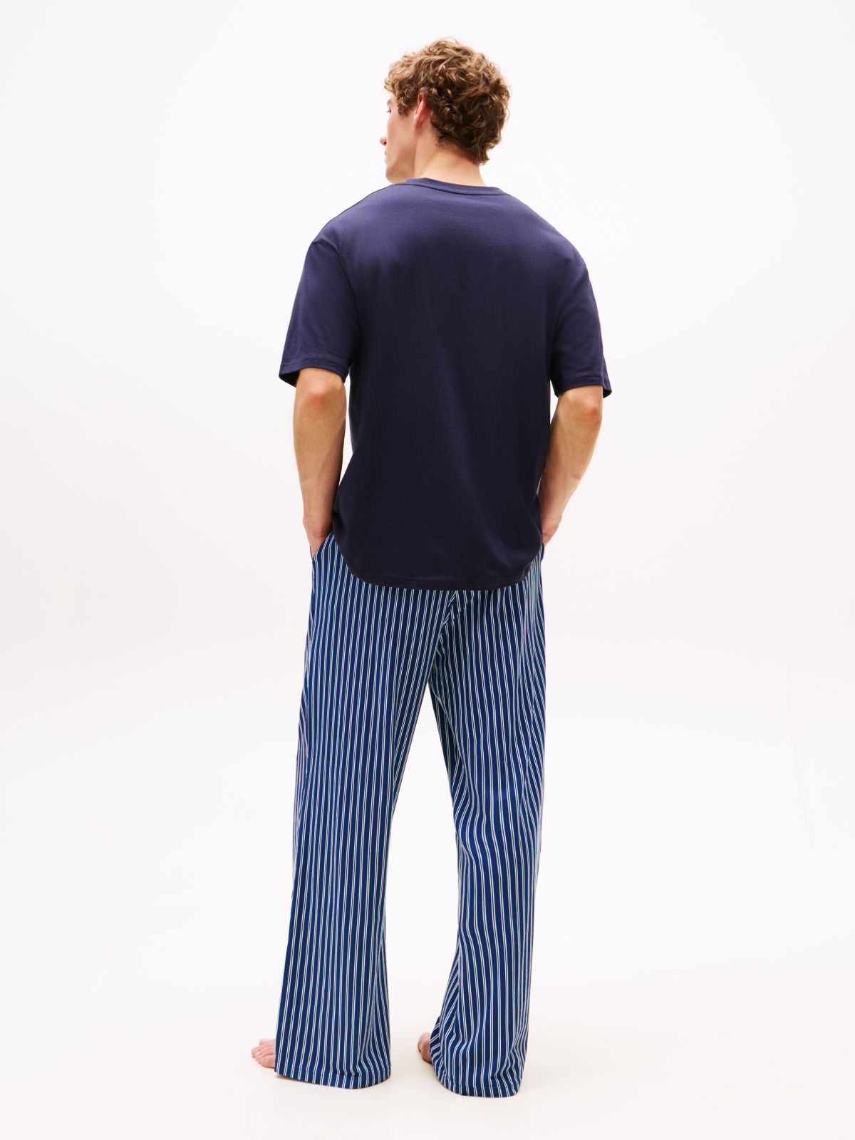 TH Original Logo Relaxed Lounge T-Shirt — Blue