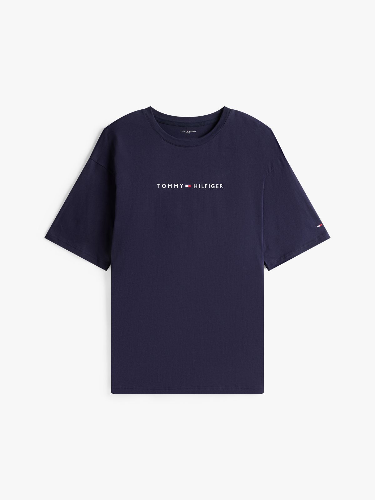 TH Original Logo Relaxed Lounge T-Shirt — Blue