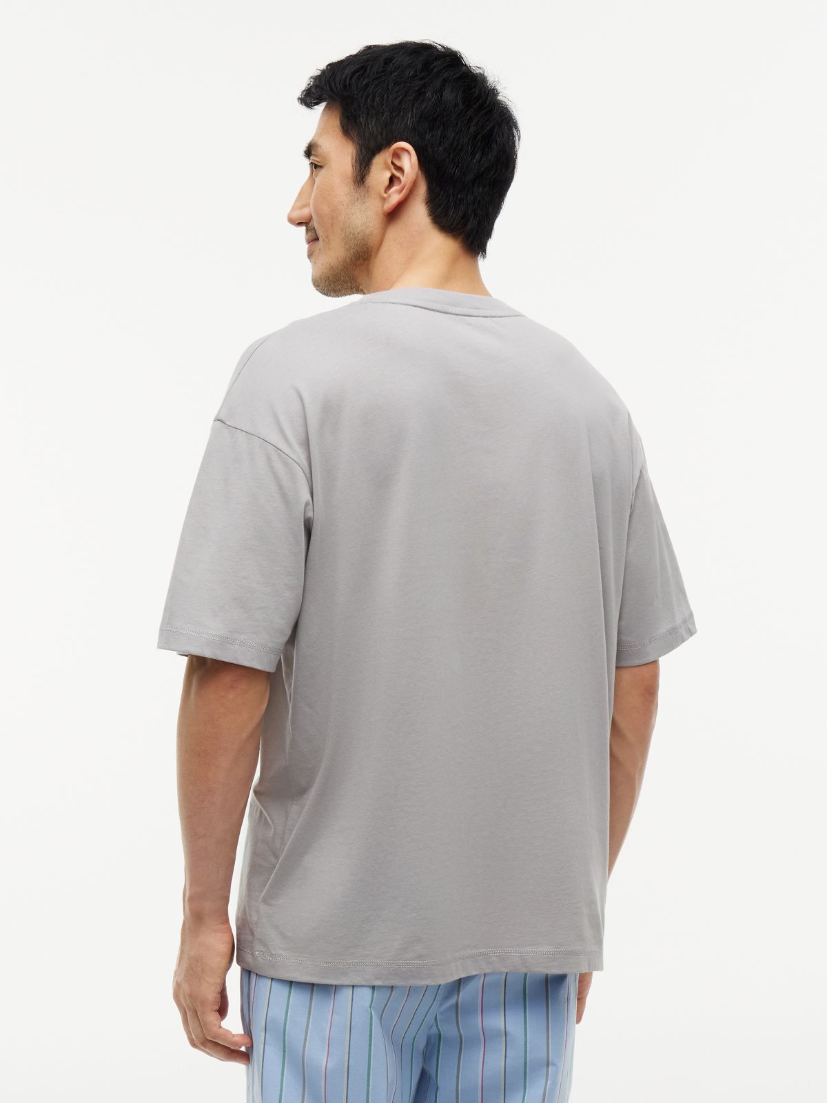 TH Original Logo Relaxed Lounge T-Shirt — Grey