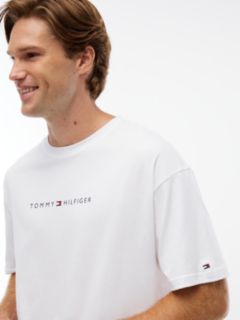 TH Original Logo Relaxed Lounge T-Shirt — White 3
