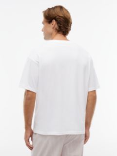TH Original Logo Relaxed Lounge T-Shirt — White 4