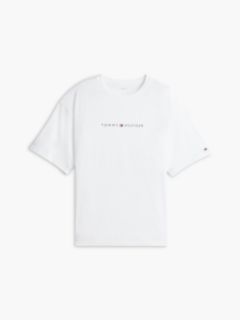 TH Original Logo Relaxed Lounge T-Shirt — White 6