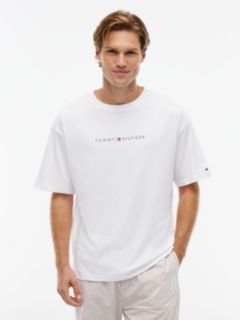 TH Original Logo Relaxed Lounge T-Shirt — White 1