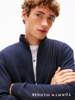 TH Original Logo Zip-Thru Lounge Sweatshirt — Blue 2