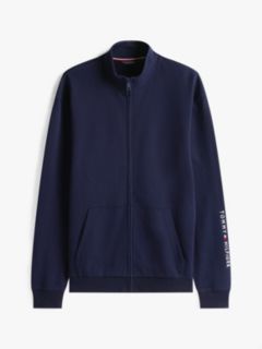 TH Original Logo Zip-Thru Lounge Sweatshirt — Blue 5