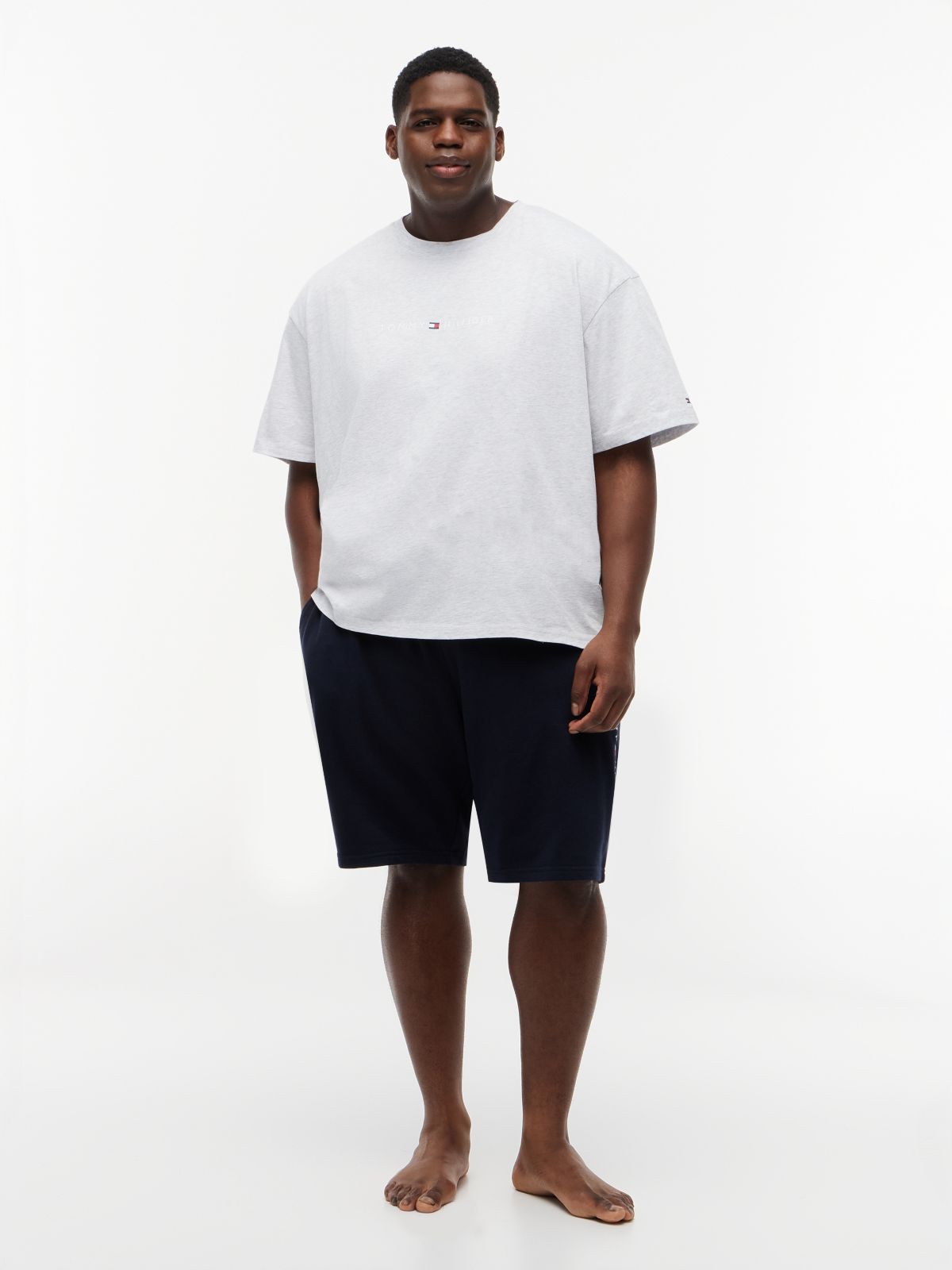 Plus TH Original Logo Pyjama T-Shirt — Grey