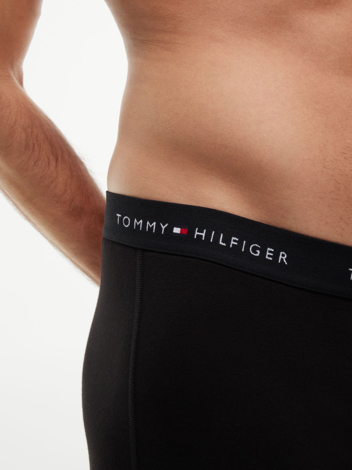 5-Pack Signature Logo Waistband Boxer Briefs — Black