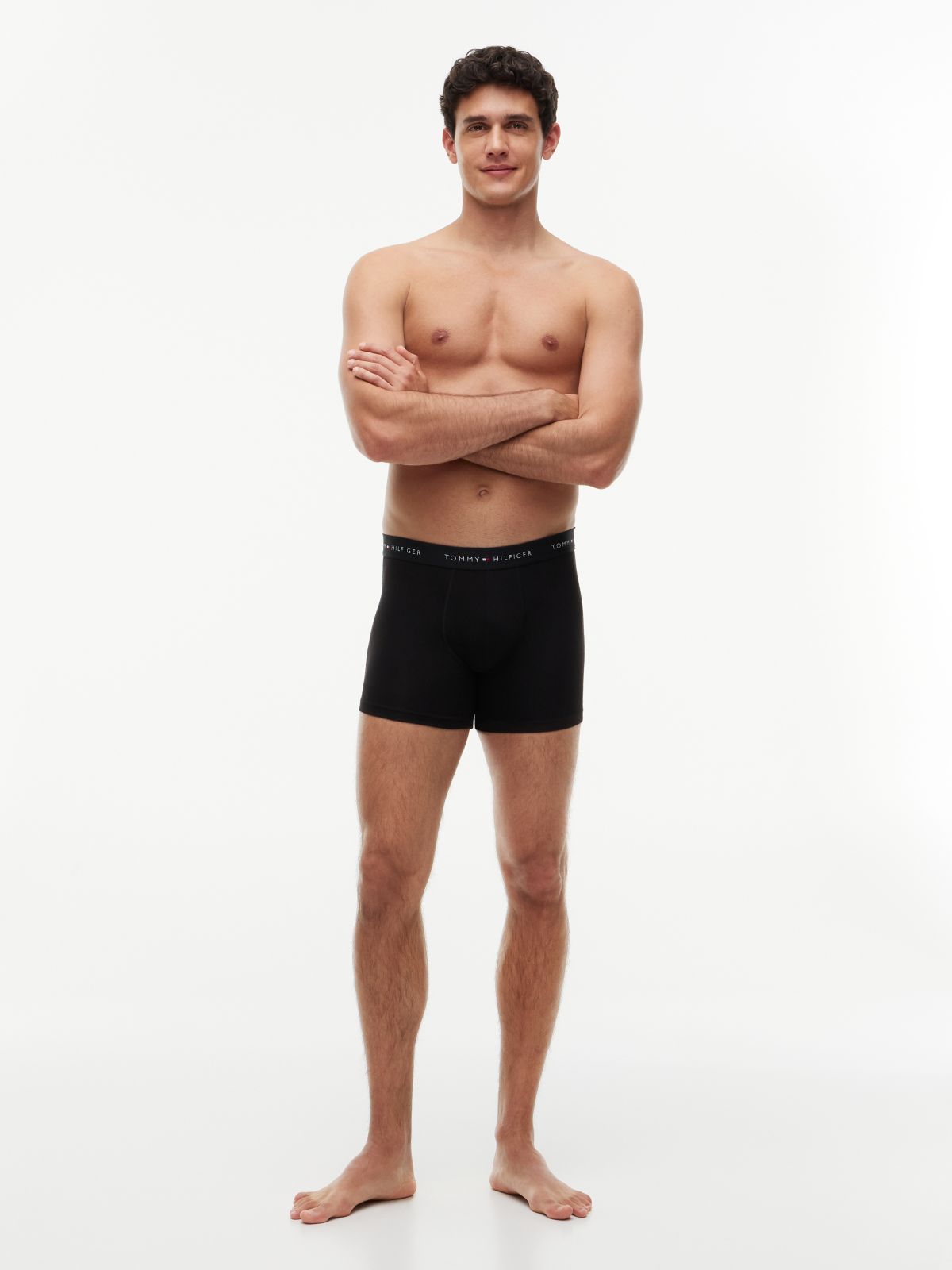 5-Pack Signature Logo Waistband Boxer Briefs — Red