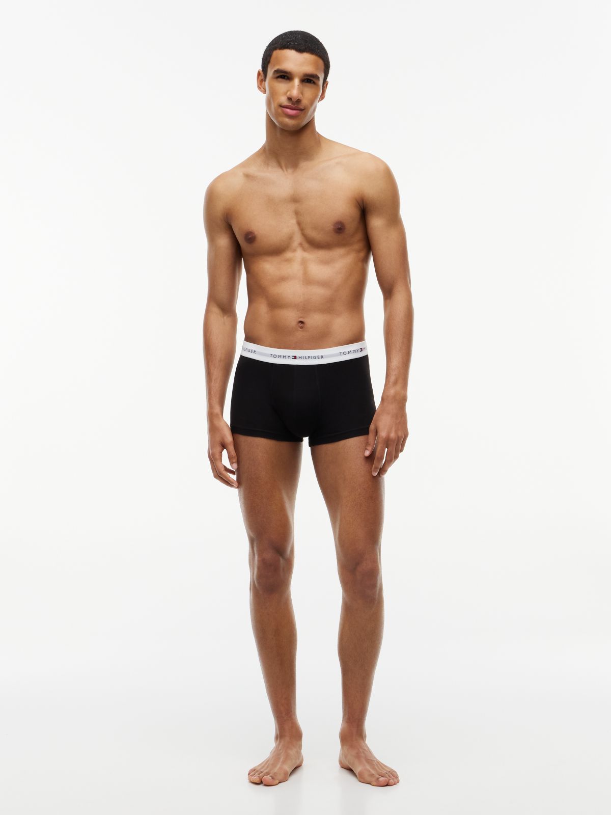 3-Pack Signature Waistband Low Rise Trunks — Red