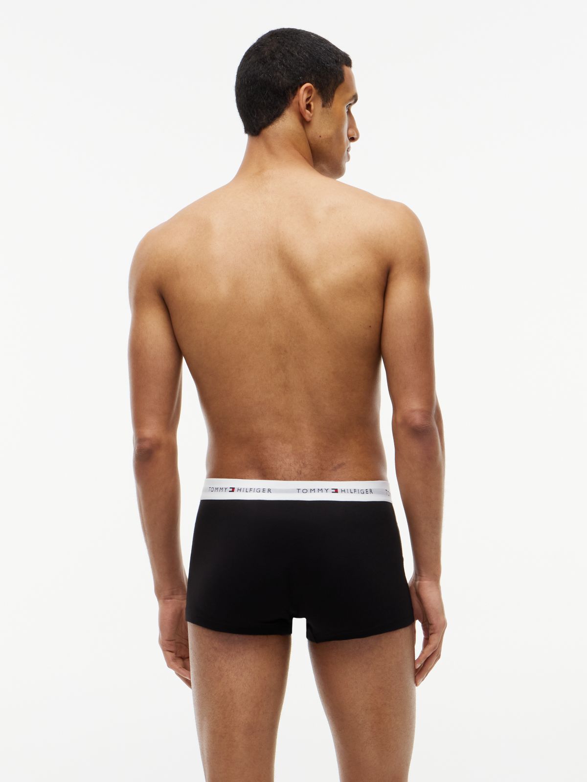 3-Pack Signature Waistband Low Rise Trunks — Red