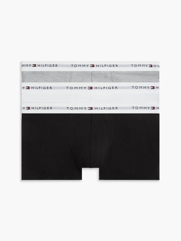 3-Pack Signature Waistband Low Rise Trunks — Red