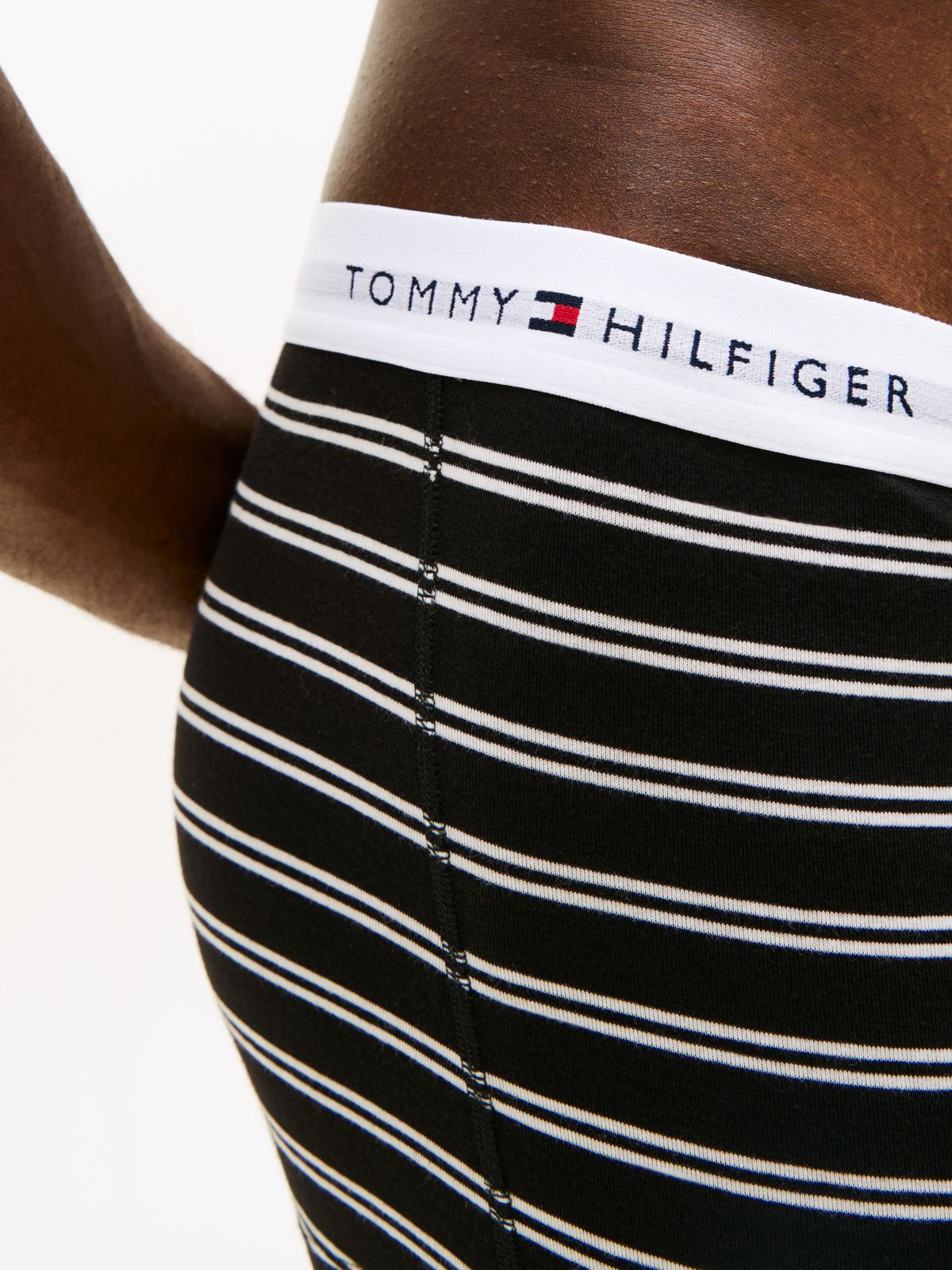 3-Pack Signature Waistband Print Trunks — Black