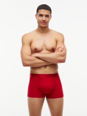 3 pack boxer aderenti con logo tono su tono beige da uomini tommy hilfiger