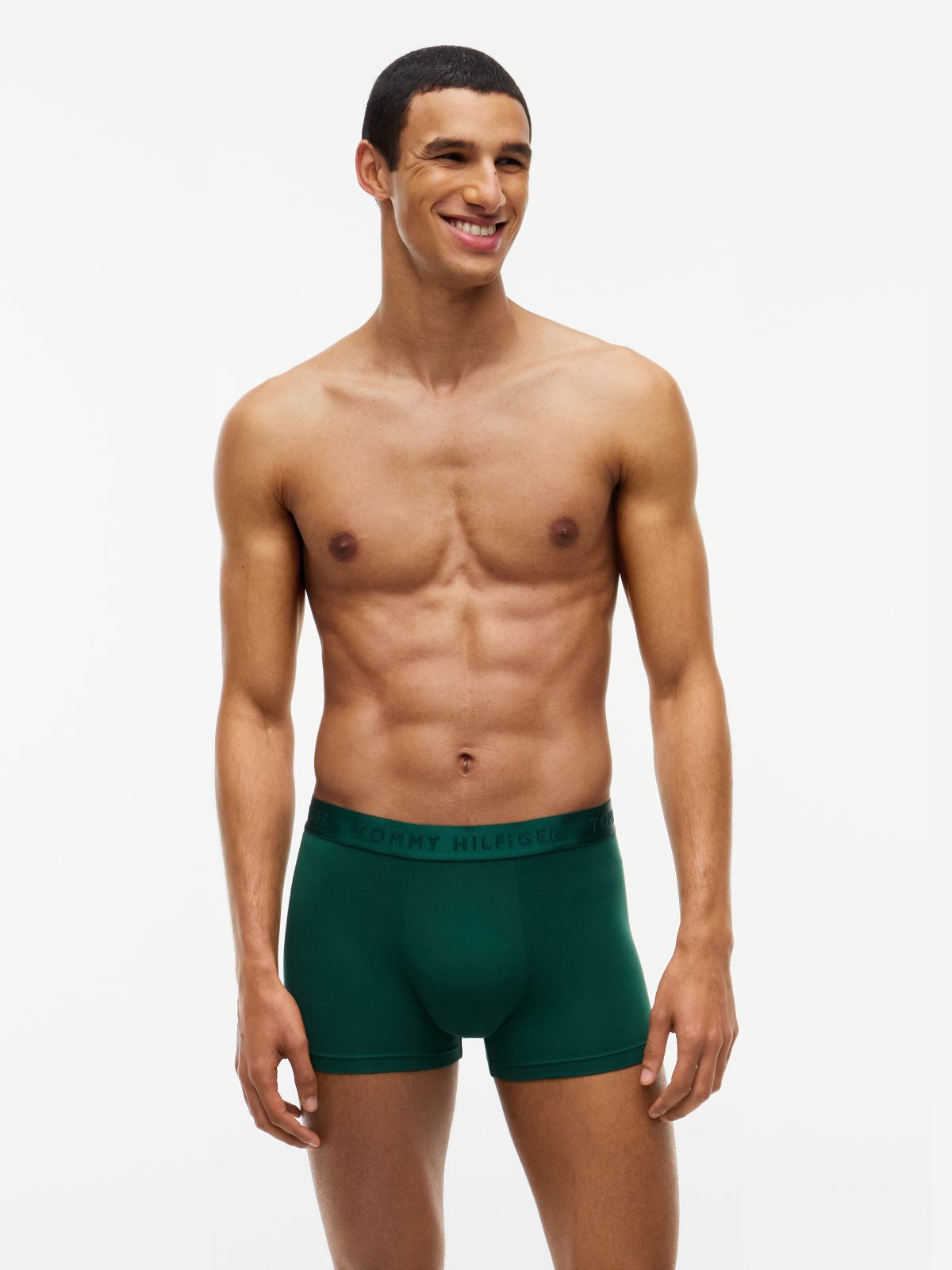 3-Pack Everyday Luxe Tonal Logo Trunks — Multi