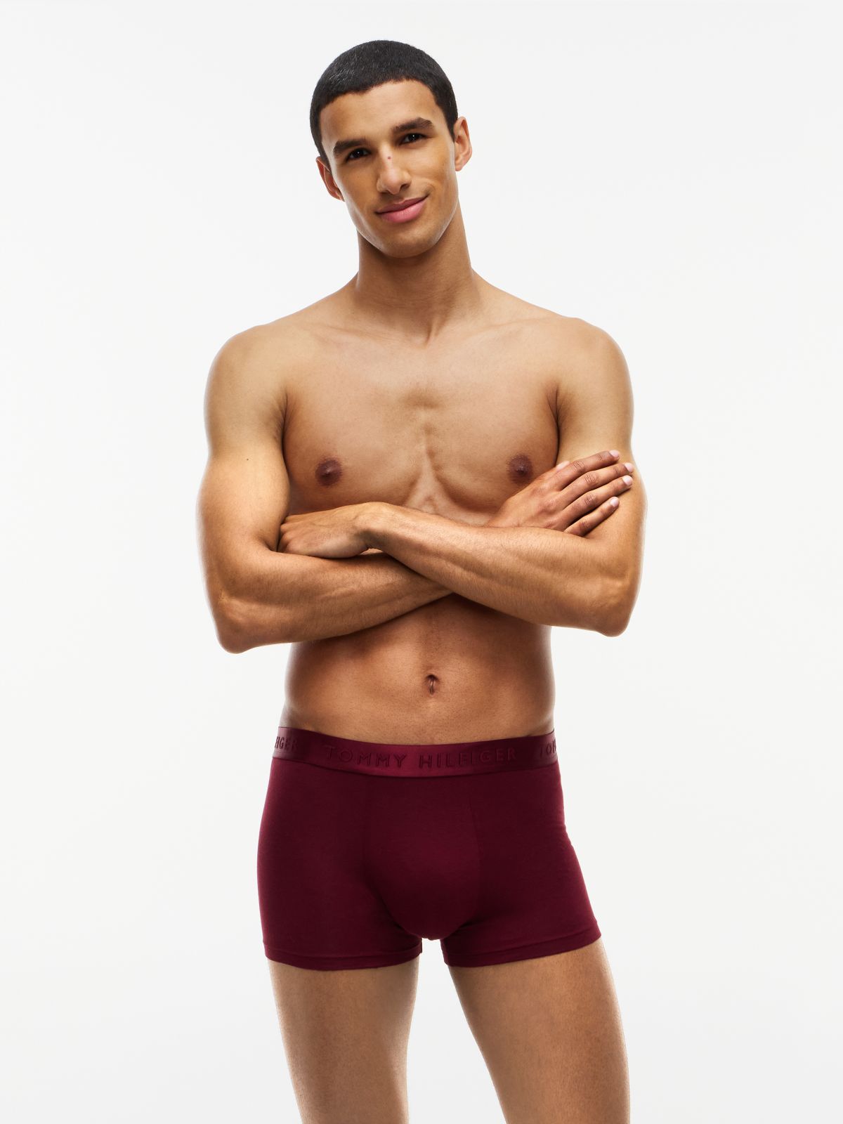 3-Pack Everyday Luxe Tonal Logo Trunks — Multi
