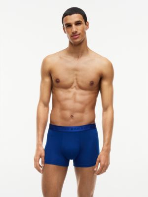 multi 3-pack everyday luxe tonal logo trunks for men tommy hilfiger