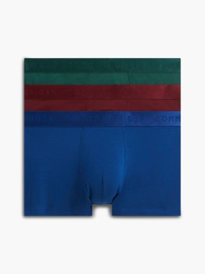 multi 3-pack everyday luxe tonal logo trunks for men tommy hilfiger