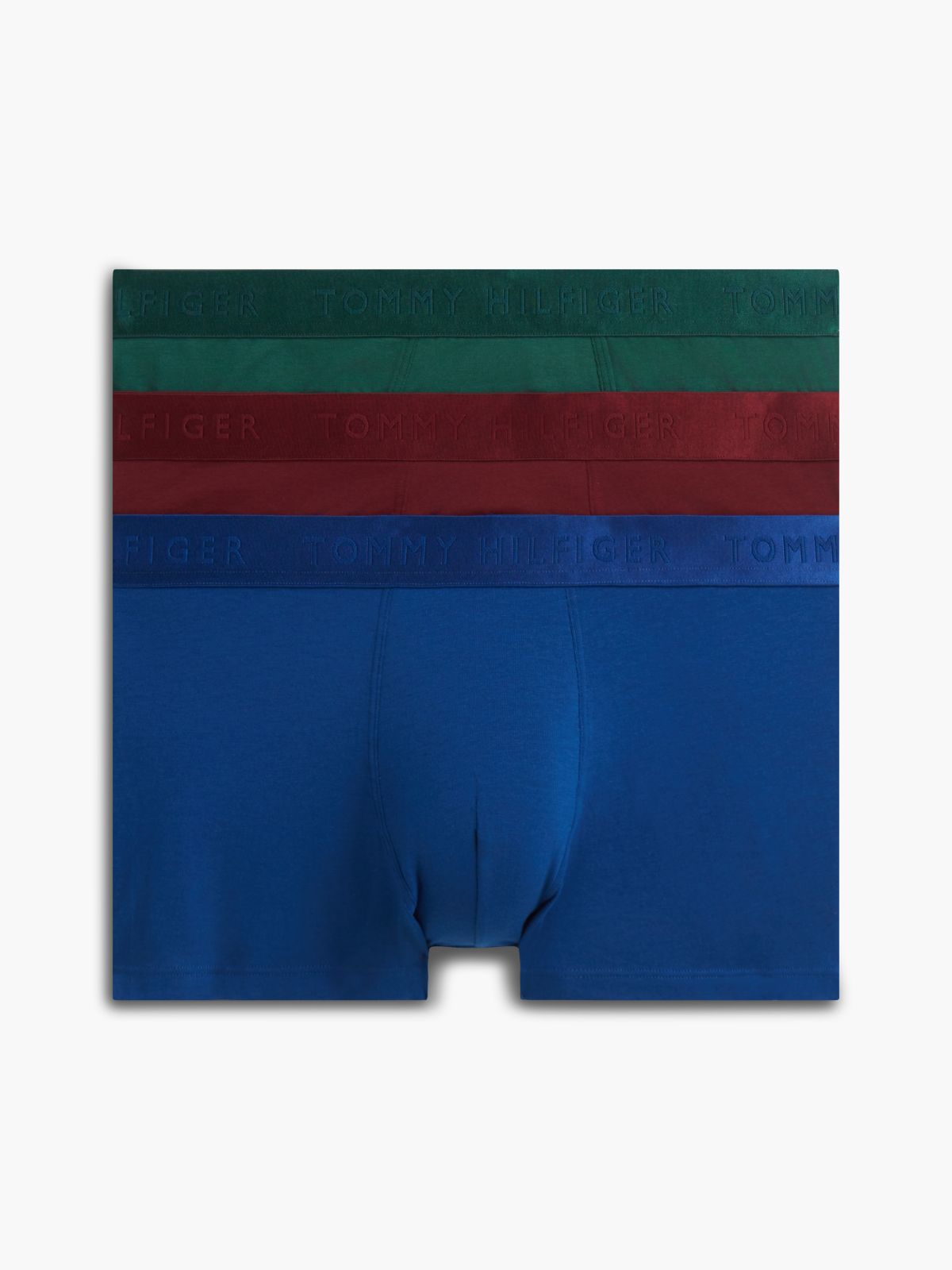 3-Pack Everyday Luxe Tonal Logo Trunks — Multi