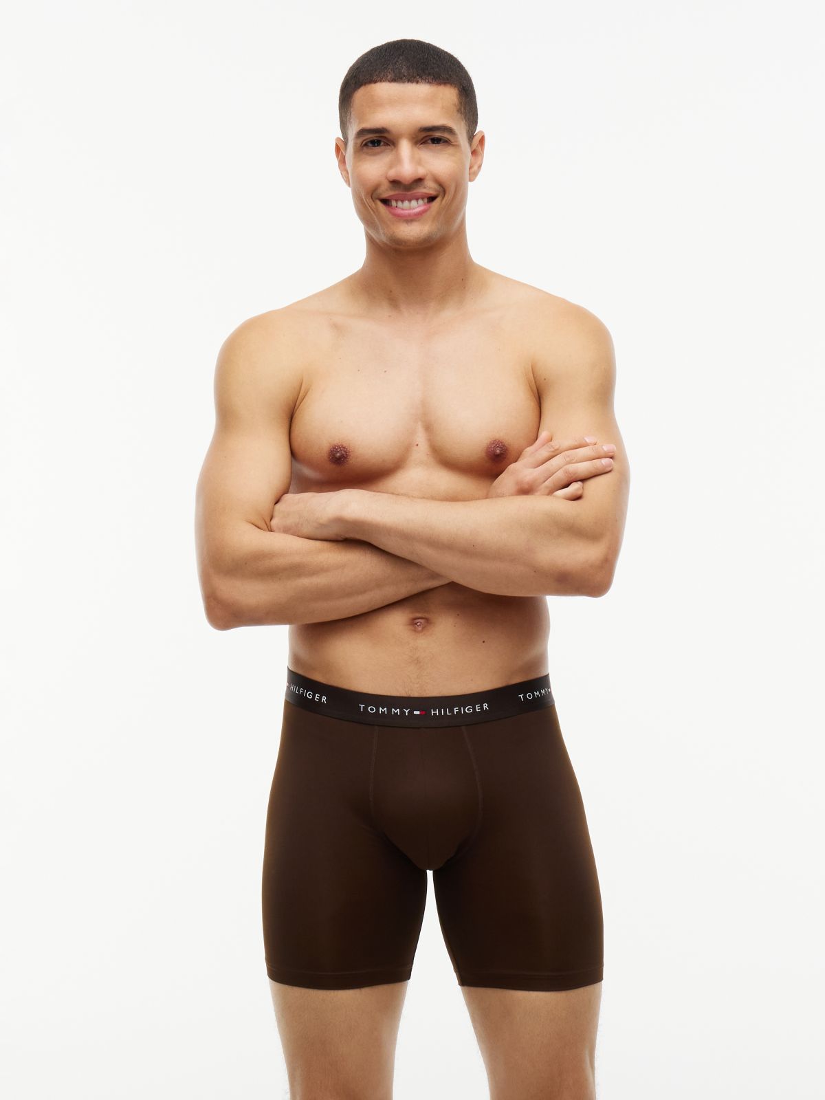3-Pack Signature Microfibre Long Boxer Briefs — Multi