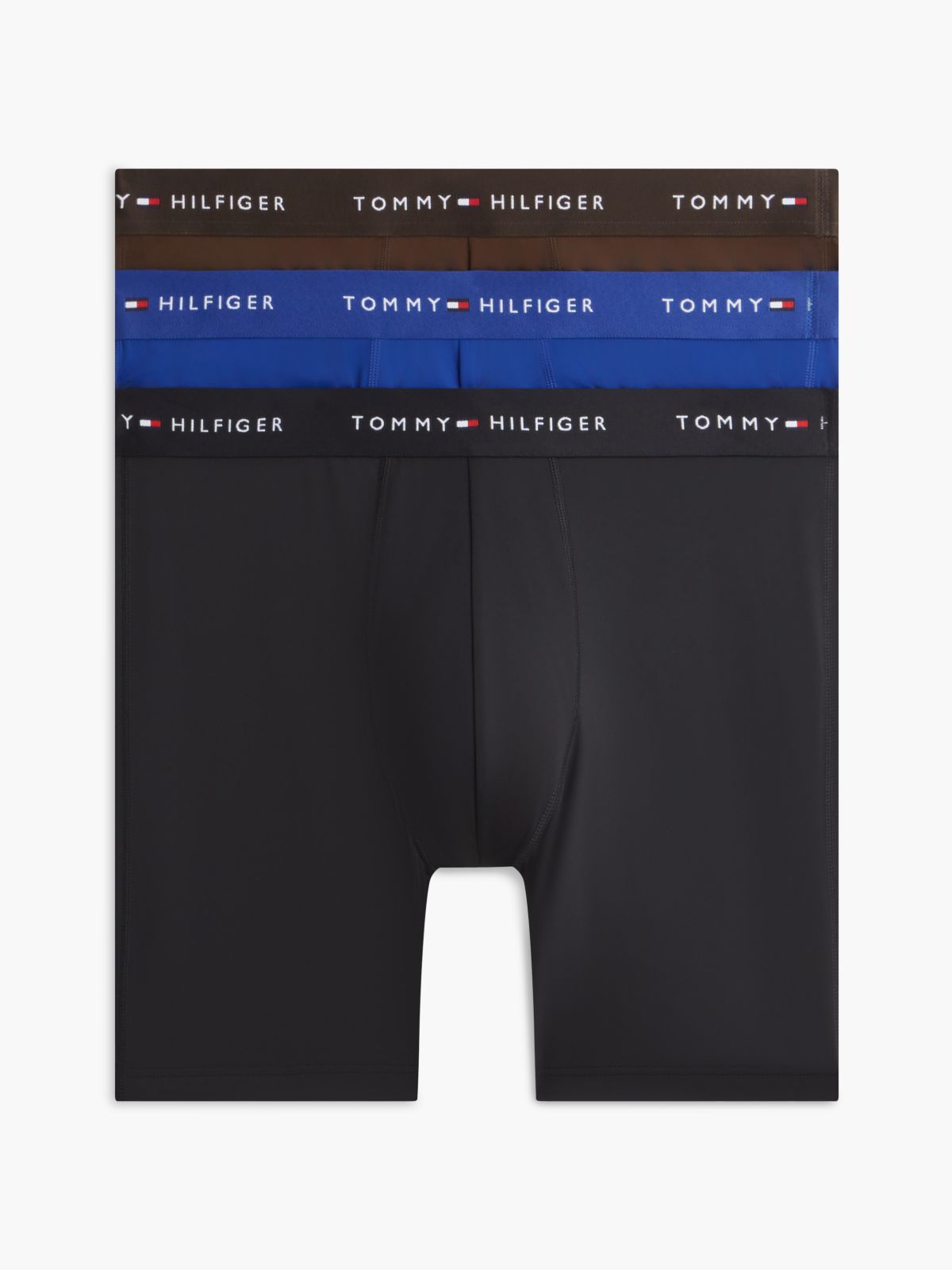 3-Pack Signature Microfibre Long Boxer Briefs — Multi