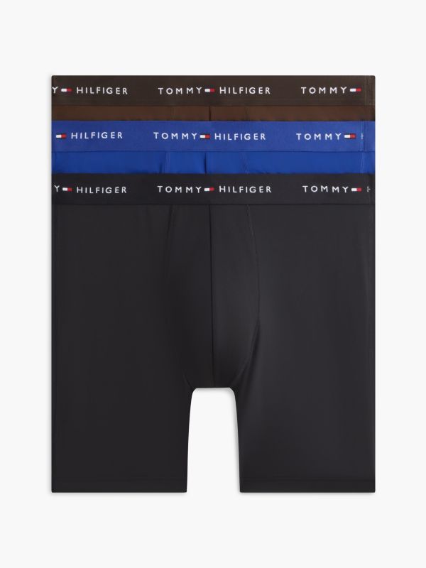 3-Pack Signature Microfibre Long Boxer Briefs — Multi