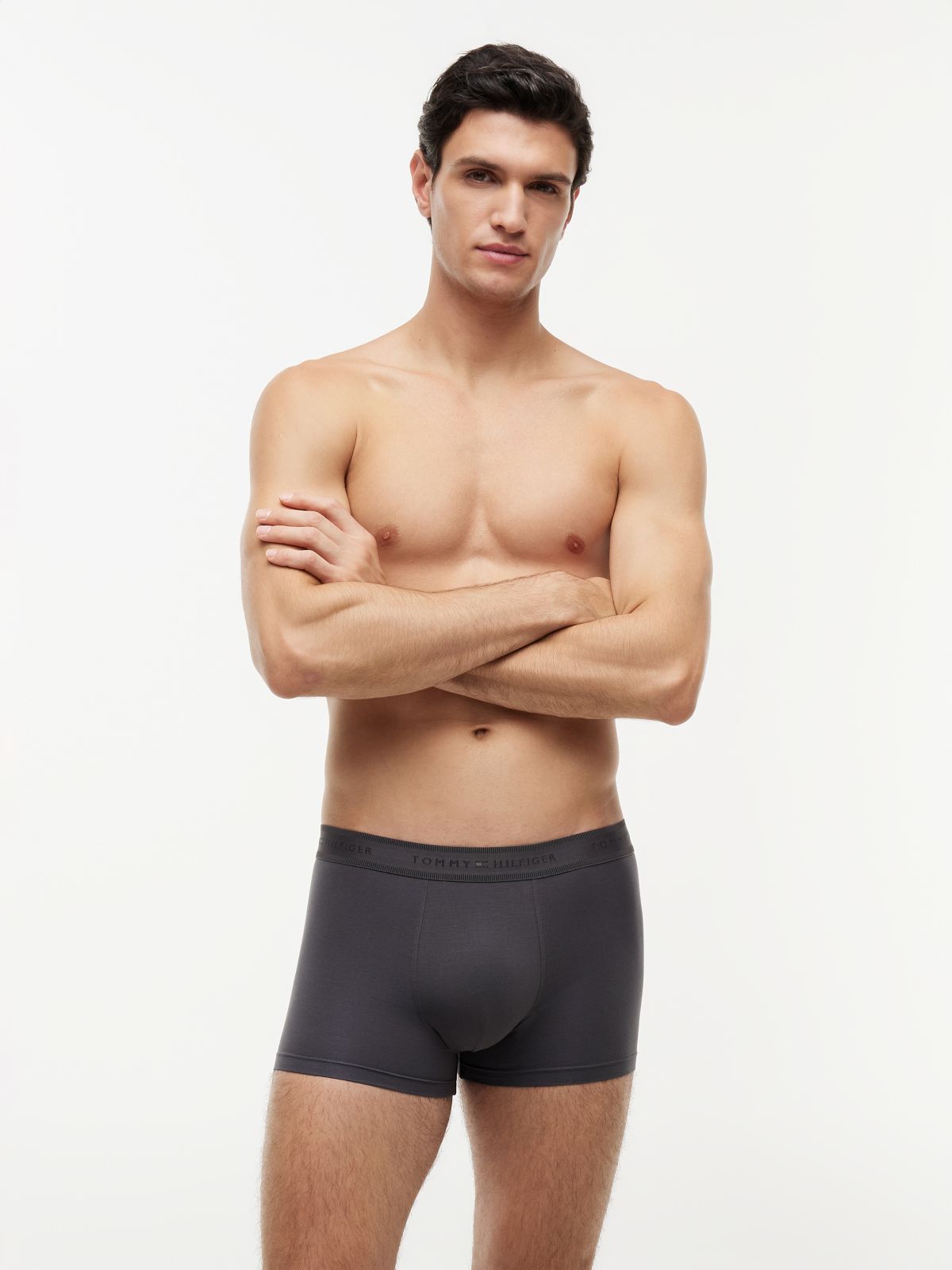 3-Pack Signature Waistband Trunks — Pink