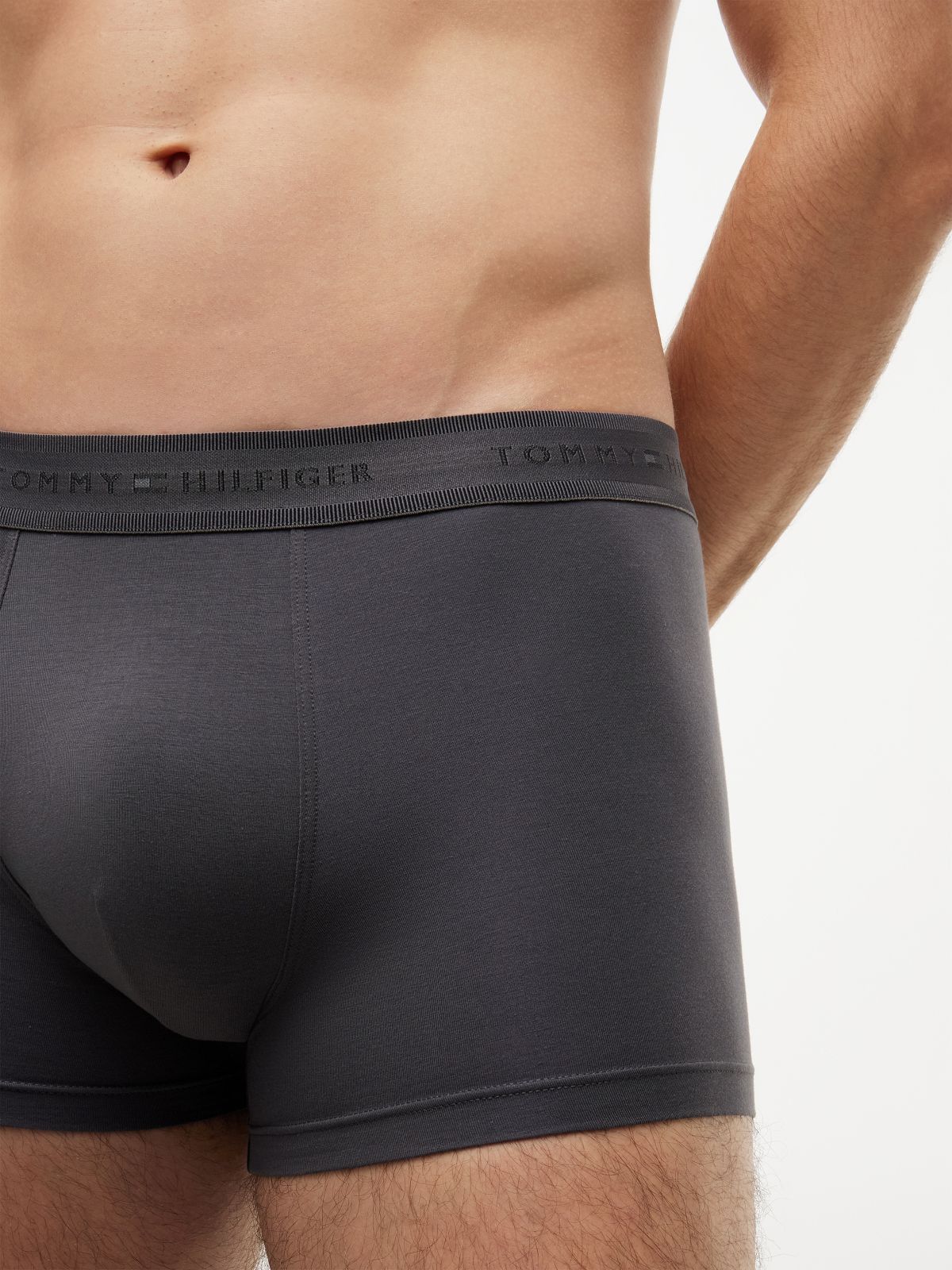 3-Pack Signature Waistband Trunks — Pink
