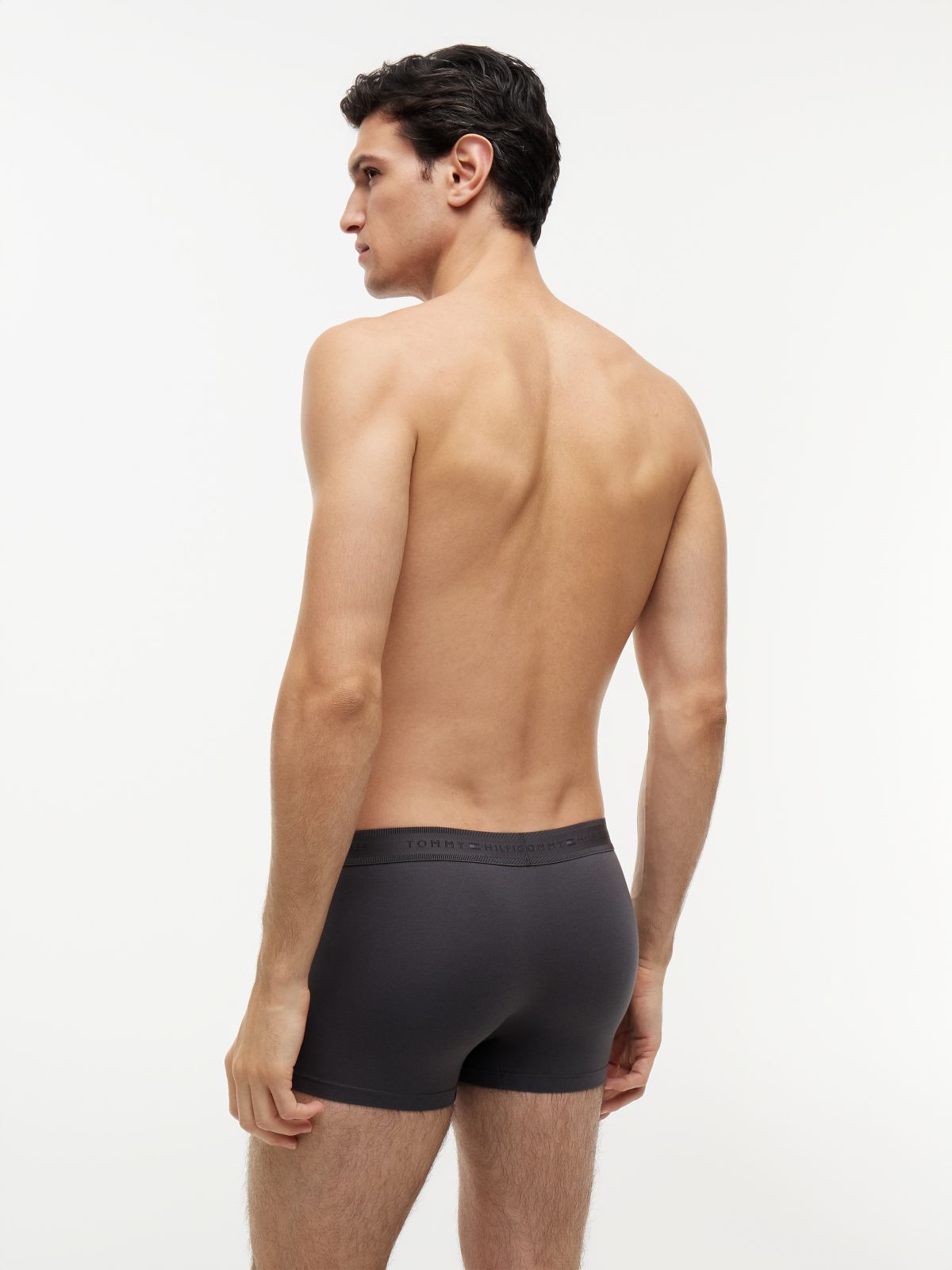 3-Pack Signature Waistband Trunks — Pink