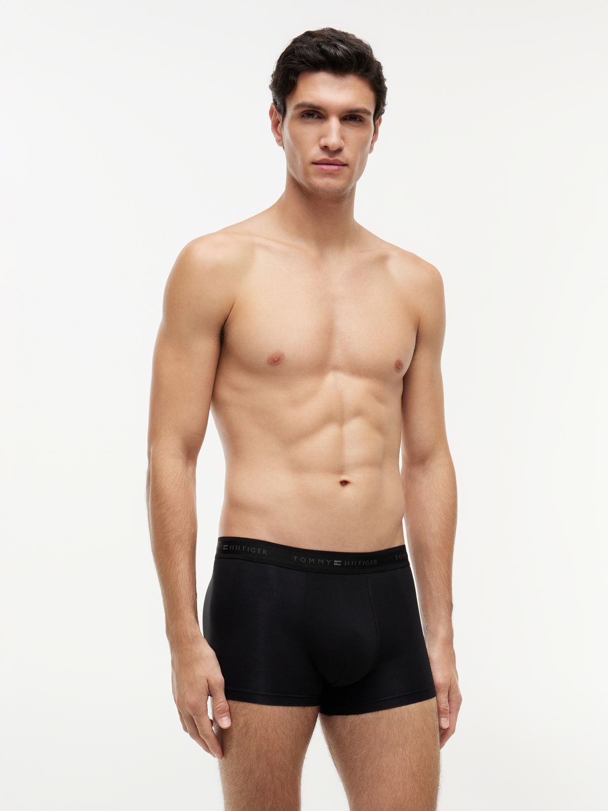 3-Pack Signature Waistband Trunks — Pink