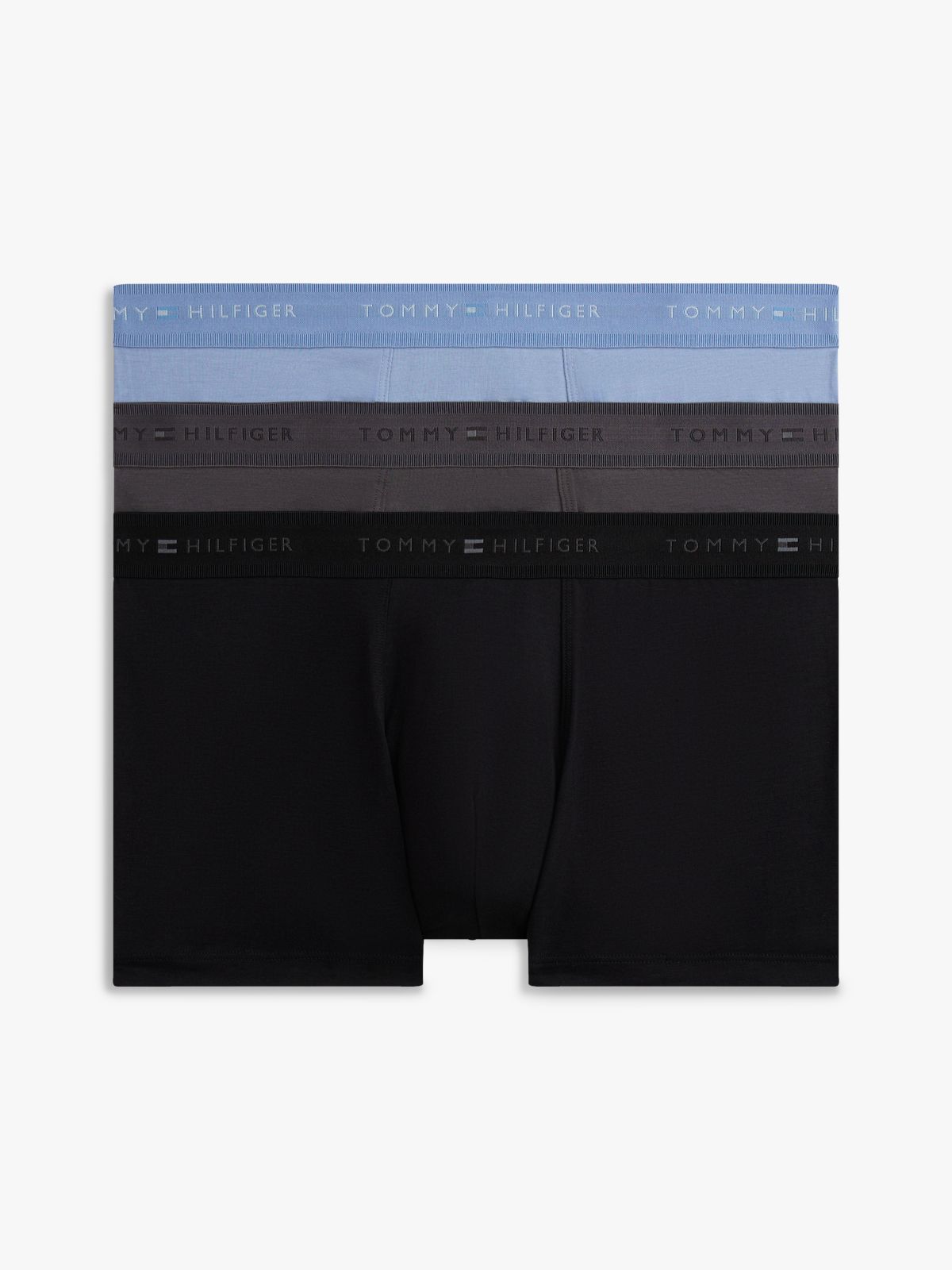 3-Pack Signature Waistband Trunks — Pink
