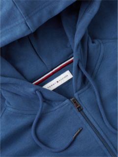 TH Original Terry Zip-Thru Lounge Hoody — Blue 6