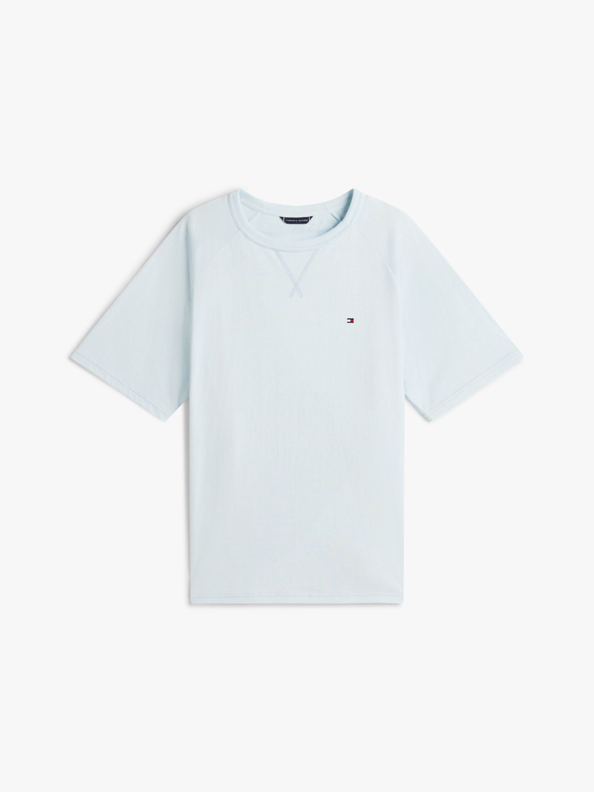 Essential T-Shirt And Print Shorts Pyjama Set — Blue
