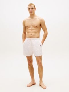 Original Print Mid Length Swim Shorts — Pink 2