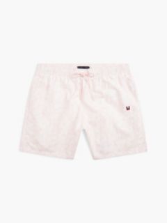 Original Print Mid Length Swim Shorts — Pink 5