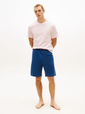 blue original loungeshort van jersey voor heren - tommy hilfiger