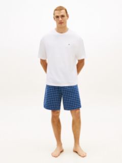 TH Original Print Jersey Shorts Pyjama Set — White 1